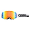 ONeal B-20 Proxy White Black Radium Red Lens Motocross Goggles -Motorcycle Riding Equipment Store 6023 332 01 jpg