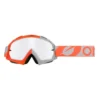 ONeal B-10 Twoface Orange Grey Silver Mirror Lens Motocross Goggles