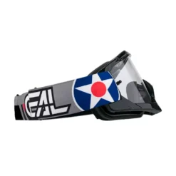 ONeal B-10 Warhawk Black Grey Clear Lens Motocross Goggles -Motorcycle Riding Equipment Store 6024 908 03 jpg