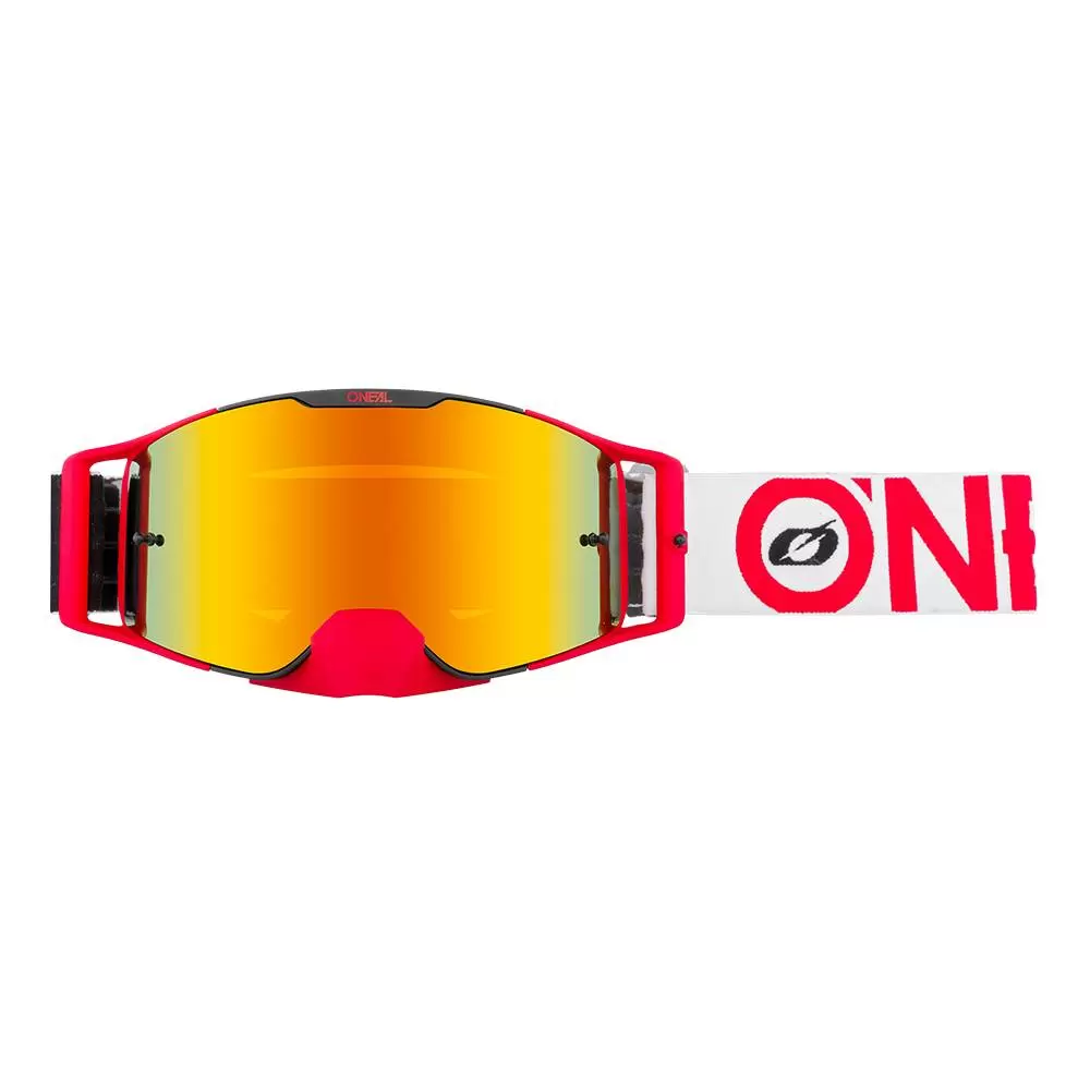 ONeal B-30 Bold Black Red Radium Red Lens Motocross Goggles 3 ONeal B-30 Bold Black Red Radium Red Lens Motocross Goggles