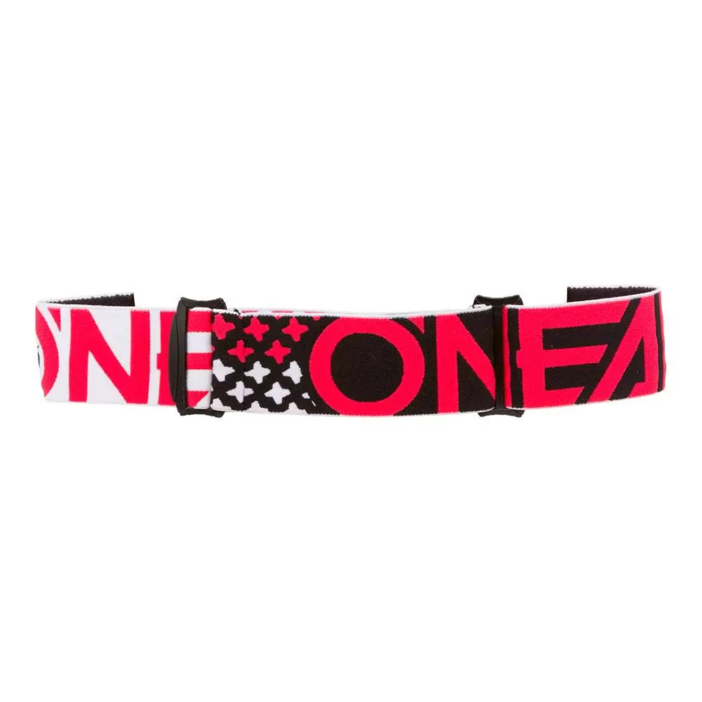 ONeal B-30 Bold Black Red Radium Red Lens Motocross Goggles 5 ONeal B-30 Bold Black Red Radium Red Lens Motocross Goggles - Image 3