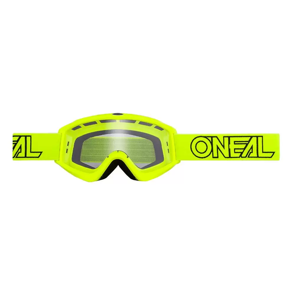 ONeal B-Zero Neon Yellow Clear Lens Motocross Goggles 10pcs Box 3 ONeal B-Zero Neon Yellow Clear Lens Motocross Goggles 10pcs Box