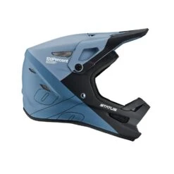 100% Status Helmet Drop Steel Blue