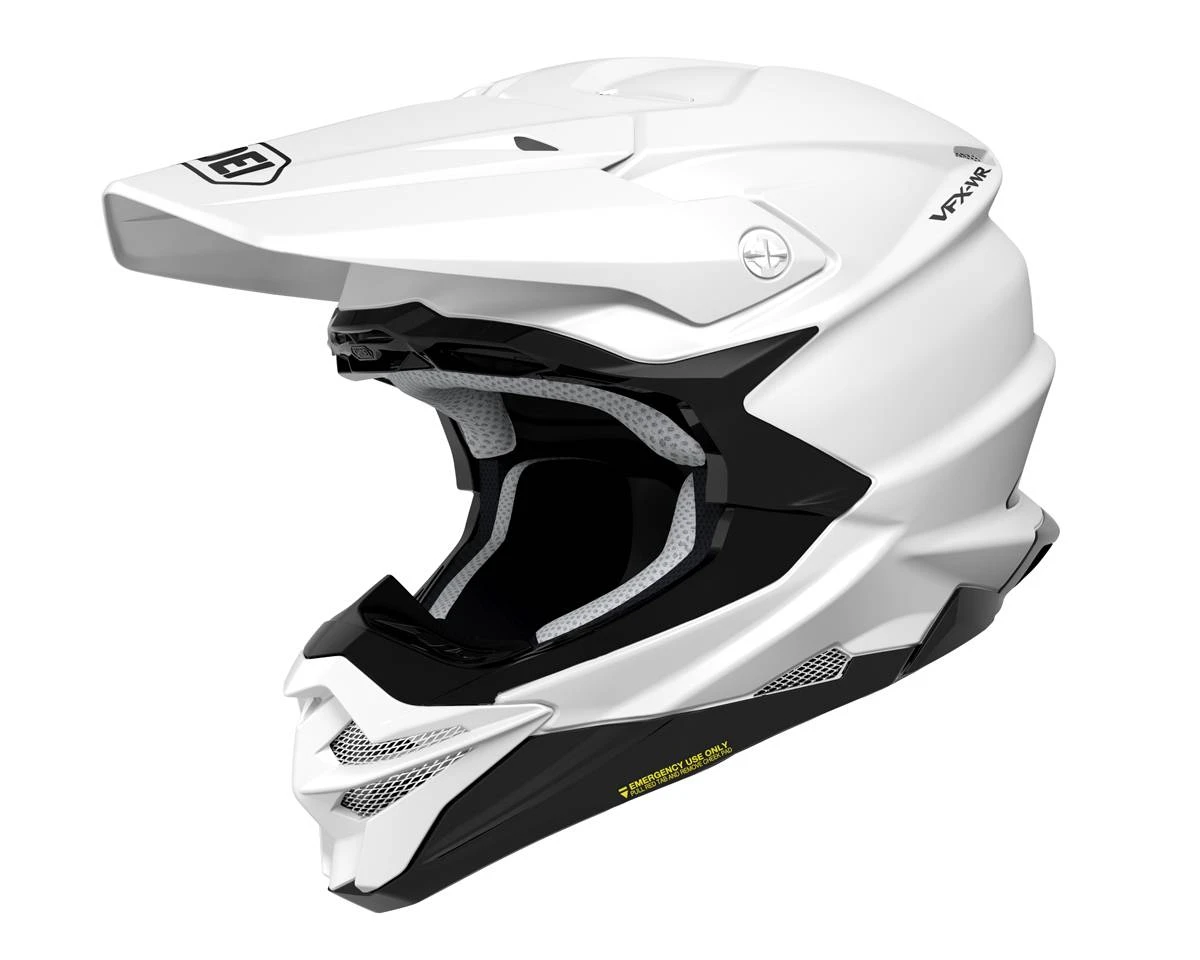Shoei VFX-WR White Gloss Off-Road Helmet 3 Shoei VFX-WR White Gloss Off-Road Helmet