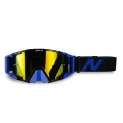Nitro NV-100 Blue Gold Mirror Lens Motocross Goggle 7 Nitro NV-100 Blue Gold Mirror Lens Motocross Goggle -Motorcycle Riding Equipment Store 8210205 02 jpg