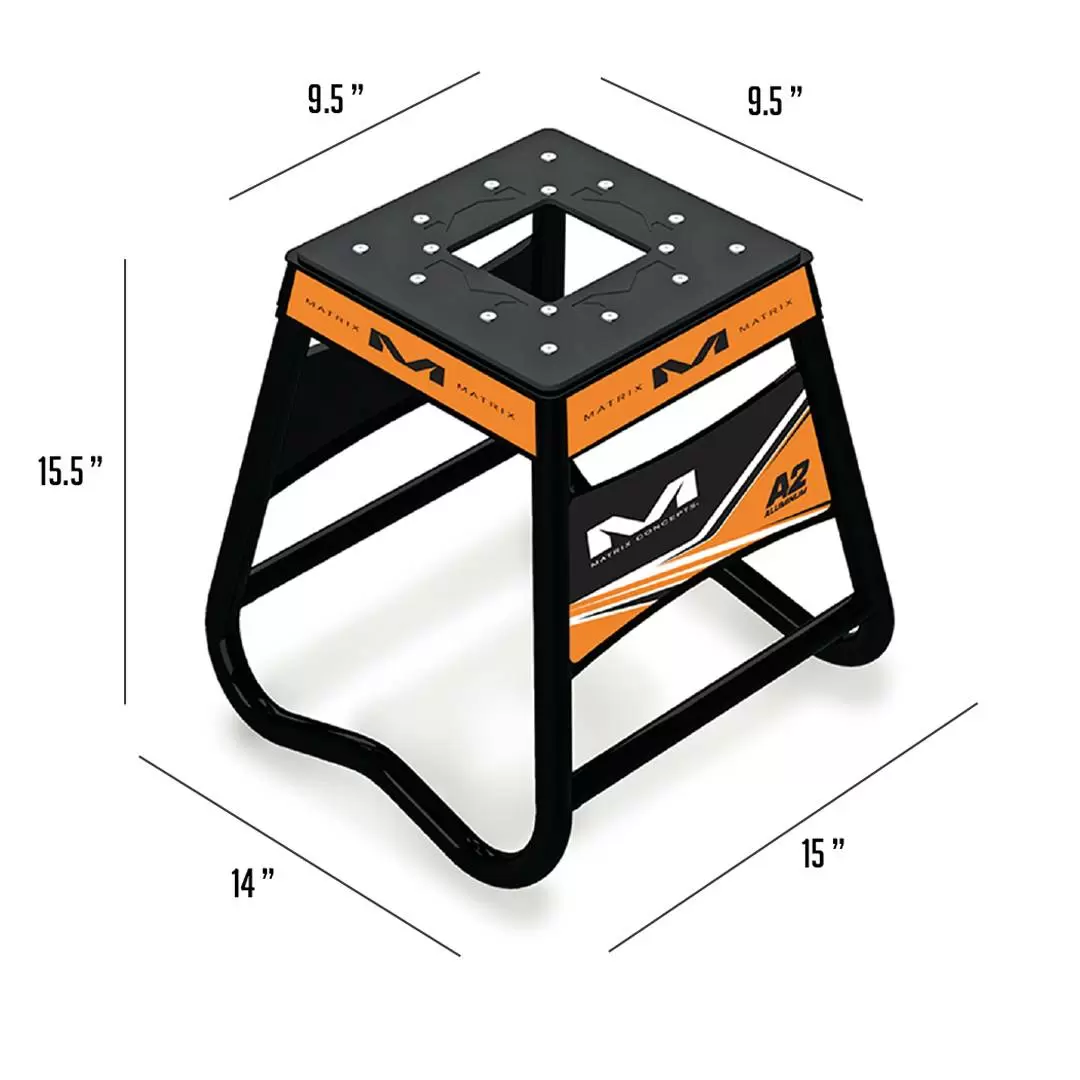 Matrix Mini A2 Aluminum Black Motorcycle Bike Stand 6 Matrix Mini A2 Aluminum Black Motorcycle Bike Stand - Image 4