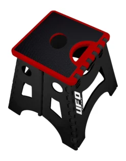 UFO MX Foldable Bike Stand - Black Red 8 UFO MX Foldable Bike Stand - Black Red -Motorcycle Riding Equipment Store ac02428 b top 1 jpg