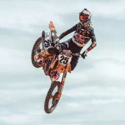 100% Armega Goggle Black Essential / Mirror Silver Lens -Motorcycle Riding Equipment Store armega action shot 3 jpg