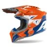 Airoh Aviator 3 Spin Orange Fluo Matt Helmet -Motorcycle Riding Equipment Store av3sp32