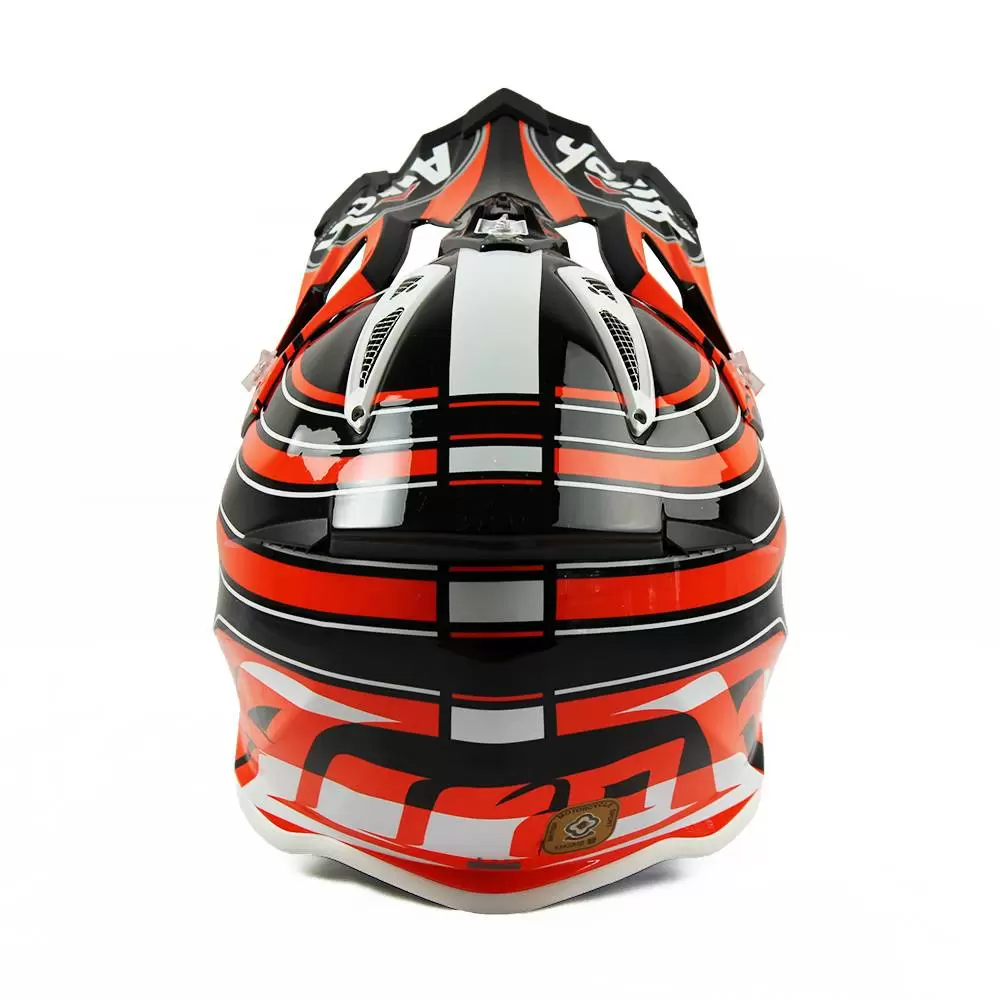 Airoh Aviator Ace Art Orange Gloss Helmet 11 Airoh Aviator Ace Art Orange Gloss Helmet - Image 9