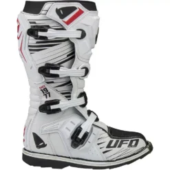 UFO Obsidian White Black Motocross Boots -Motorcycle Riding Equipment Store bo004w 38 jpg