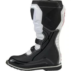 UFO Obsidian White Black Motocross Boots -Motorcycle Riding Equipment Store bo004w 39 jpg