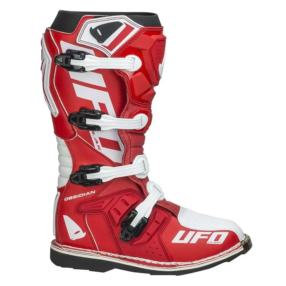 UFO Obsidian Red White Motocross Boots 9 UFO Obsidian Red White Motocross Boots - Image 7