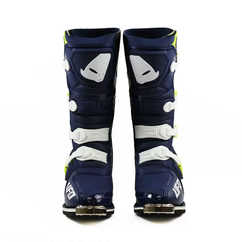 UFO Obsidian Motocross Boots - Blue Neon Yellow 9 UFO Obsidian Motocross Boots - Blue Neon Yellow - Image 7