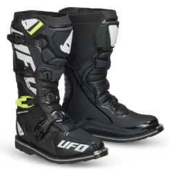UFO Obsidian Motocross Boots - Black -Motorcycle Riding Equipment Store bo006k 001 jpg