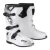 UFO Kids Typhoon Motocross Boots - White -Motorcycle Riding Equipment Store bo008w 001 1