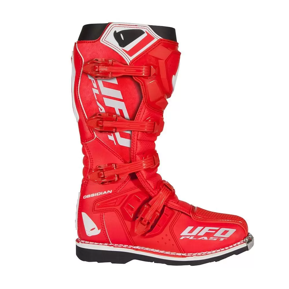 UFO Obsidian Red Motocross Boots 6 UFO Obsidian Red Motocross Boots - Image 4