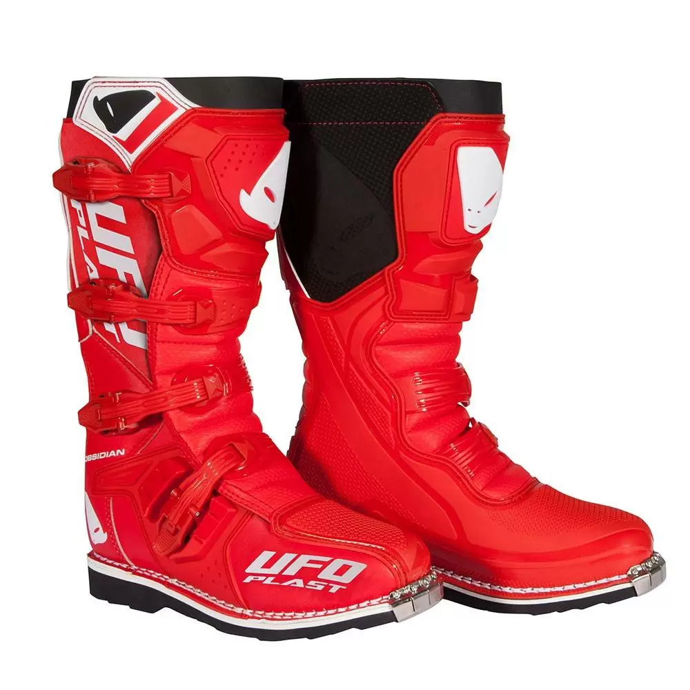 UFO Obsidian Red Motocross Boots 4 UFO Obsidian Red Motocross Boots - Image 2