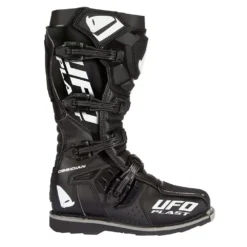 UFO Obsidian Black Motocross Boots -Motorcycle Riding Equipment Store bo009k 06 jpg