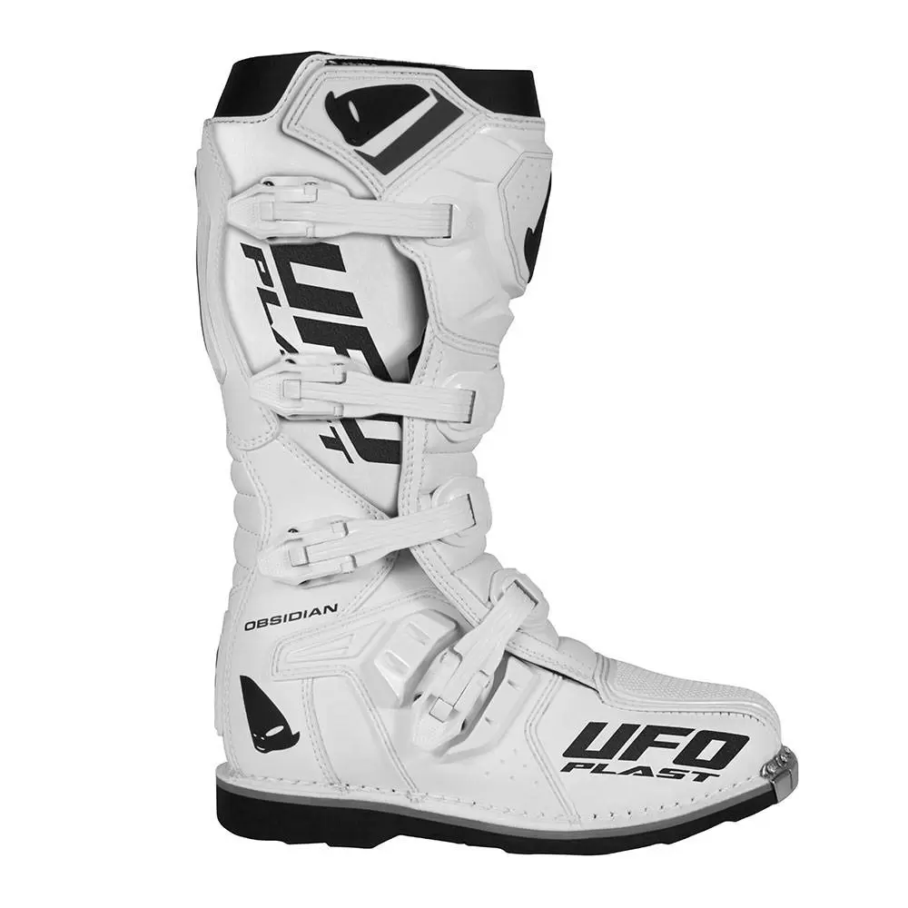 UFO Obsidian White Motocross Boots 4 UFO Obsidian White Motocross Boots - Image 2