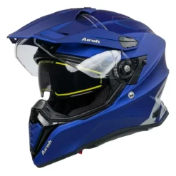 Airoh Commander Blue Matt Adventure Helmet -Motorcycle Riding Equipment Store cm19 04 jpg