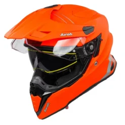 Airoh Commander Adventure Helmet - Orange Fluo Matt -Motorcycle Riding Equipment Store cm32 04 jpg