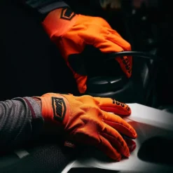 100% Cognito Fluo Orange Black Motocross Gloves -Motorcycle Riding Equipment Store cognito d30 beauty moto 005 jpg