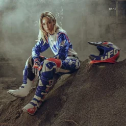 UFO Obsidian Blue White Red Motocross Boots -Motorcycle Riding Equipment Store dsc2925 modifica 23 jpg