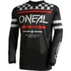 O'Neal Element Squadron V.22 Jersey Black / Grey -Motorcycle Riding Equipment Store e003 403 01