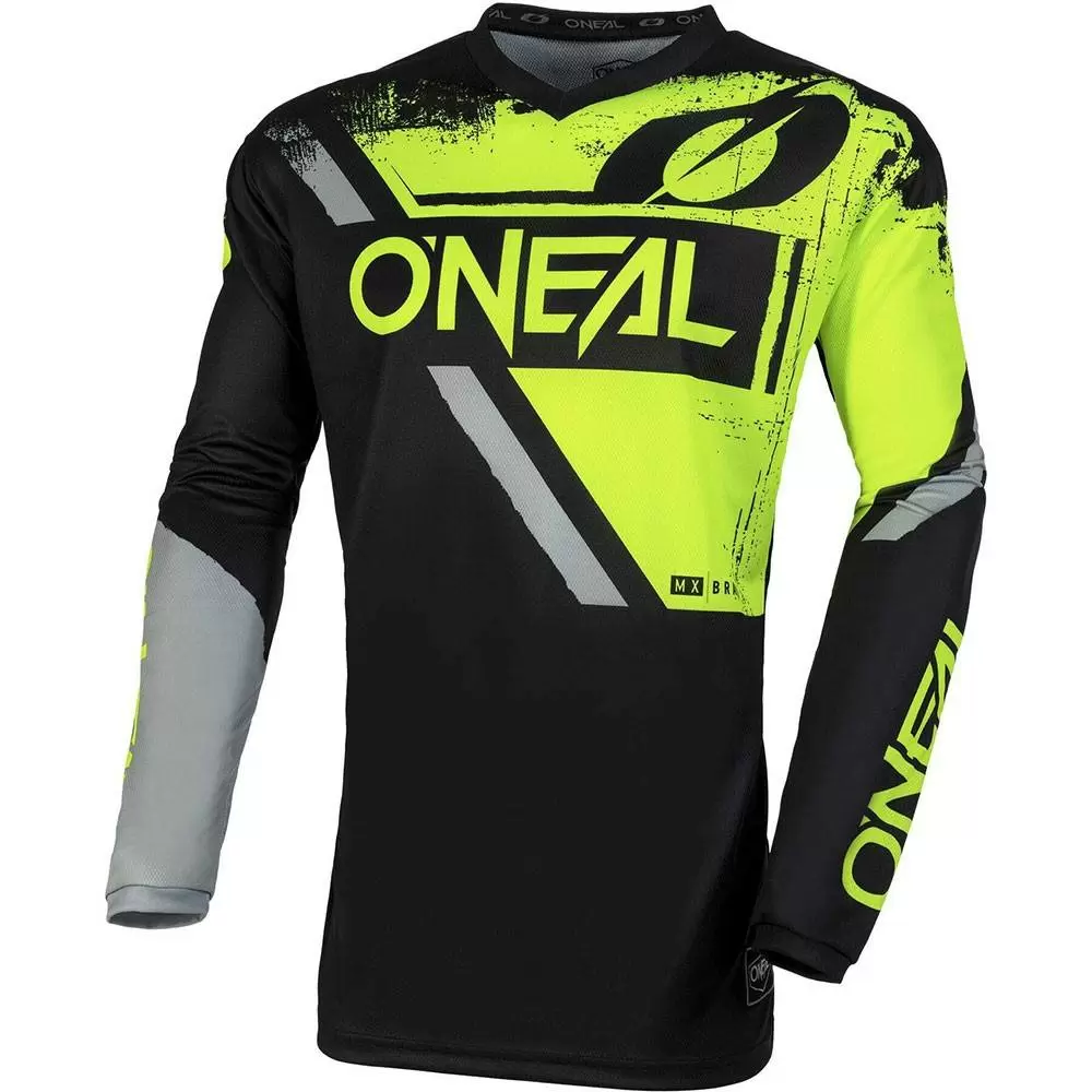 O'Neal Element Shocker V.23 Jersey Black / Neon Yellow 4 O'Neal Element Shocker V.23 Jersey Black / Neon Yellow - Image 2