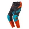 O'Neal Element Factor Pants Grey / Orange / Blue -Motorcycle Riding Equipment Store e010 22 01 5