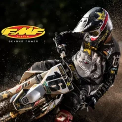 100% FMF Powerbomb Rocket White Clear Lens Motocross Goggles 9 100% FMF Powerbomb Rocket White Clear Lens Motocross Goggles -Motorcycle Riding Equipment Store f 50200 101 00 03 jpg