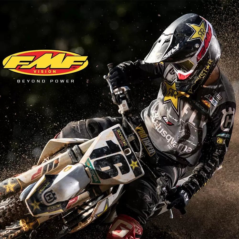 100% FMF Powerbomb Rocket White Clear Lens Motocross Goggles 5 100% FMF Powerbomb Rocket White Clear Lens Motocross Goggles - Image 3