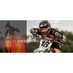 100% FMF Powerbomb US Of A Clear Lens Motocross Goggles -Motorcycle Riding Equipment Store f 50200 101 07 03 jpg