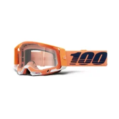 100% Racecraft 2 Goggles Coral / Clear Lens -Motorcycle Riding Equipment Store fa22 racecraft2 50009 00018 jpg