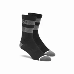 100% Flow Performance Socks 17 100% Flow Performance Socks -Motorcycle Riding Equipment Store flow black grey jpg