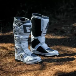 Gaerne SG12 Motocross Boots - White -Motorcycle Riding Equipment Store gaerne sg12 motocross boots lifestyle shot jpg