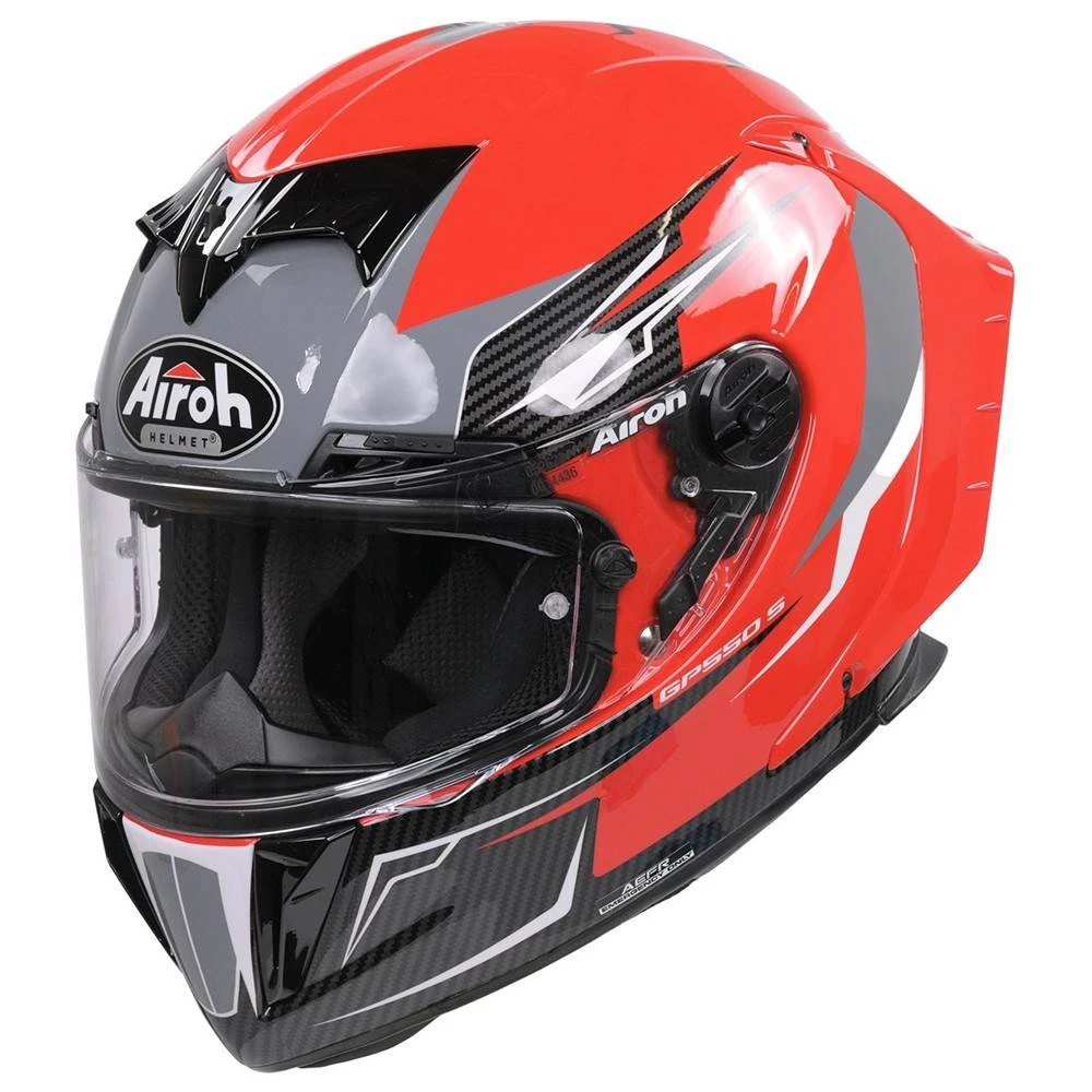 Airoh GP 550 S Venom Red Full Face Helmet 6 Airoh GP 550 S Venom Red Full Face Helmet - Image 4