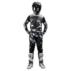 Troy Lee Designs GP Formula Camo Black Grey Motocross Kit Combo -Motorcycle Riding Equipment Store gpkcfcbg 04 jpg
