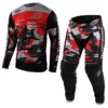 Troy Lee Designs GP Formula Camo Black Rocket Red Motocross Kit Combo -Motorcycle Riding Equipment Store gpkcfcbr 01 jpg