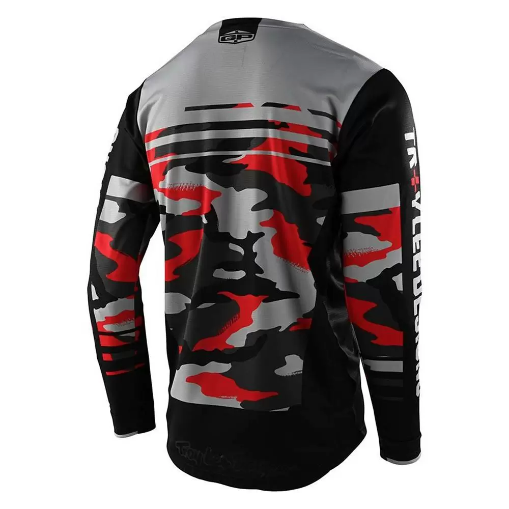 Troy Lee Designs GP Formula Camo Black Rocket Red Motocross Kit Combo 4 Troy Lee Designs GP Formula Camo Black Rocket Red Motocross Kit Combo - Image 2