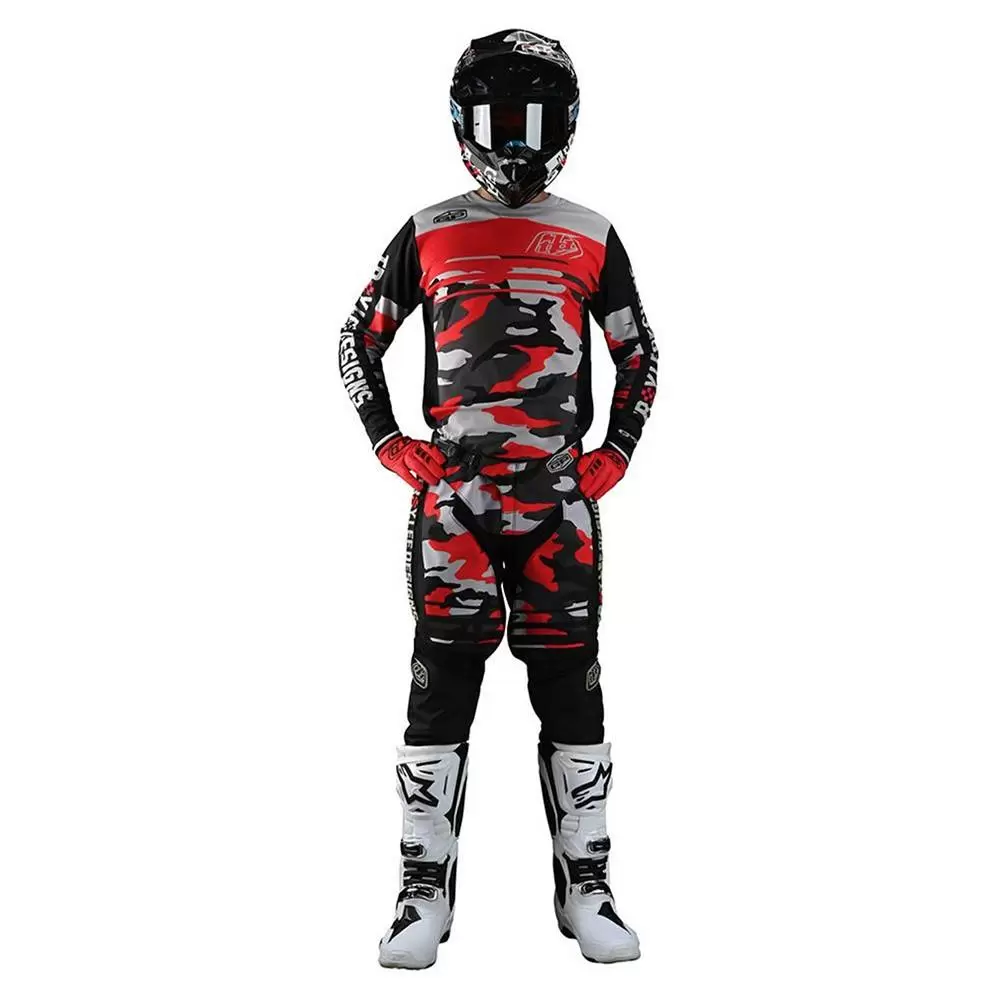 Troy Lee Designs GP Formula Camo Black Rocket Red Motocross Kit Combo 6 Troy Lee Designs GP Formula Camo Black Rocket Red Motocross Kit Combo - Image 4