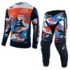 Troy Lee Designs GP Formula Camo Navy Orange Motocross Kit Combo -Motorcycle Riding Equipment Store gpkcfcno 01 jpg