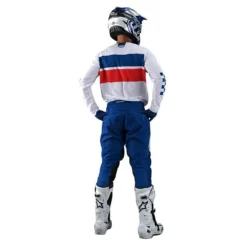 Troy Lee Designs GP Racing Stripe White Motocross Kit Combo -Motorcycle Riding Equipment Store gpkcrsw 06 jpg
