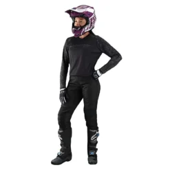 Troy Lee Designs GP Floral Black Women's Motocross Kit Combo -Motorcycle Riding Equipment Store gpwkcfb 05 jpg