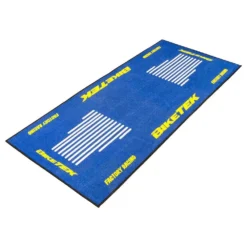 BikeTek Series 3 Blue White Yellow Bike Mat
