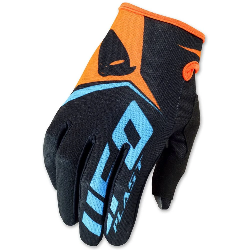 UFO Vanguard Motocross Gloves - Black Orange Blue 5 UFO Vanguard Motocross Gloves - Black Orange Blue - Image 3