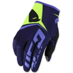 UFO Vanguard Motocross Gloves - Purple Fluo Yellow -Motorcycle Riding Equipment Store gu04410p 1 5