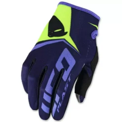 UFO Vanguard Motocross Gloves - Purple Fluo Yellow -Motorcycle Riding Equipment Store gu04410p jpg