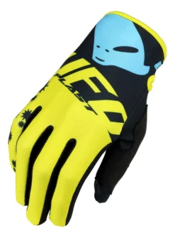 UFO Mizar Yellow Motocross Gloves -Motorcycle Riding Equipment Store gu04431 d 3 jpg